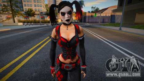 Harley Quinn Skin From Batman Arkahm City for GTA San Andreas