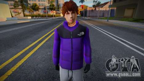TNF Jacket Kid for GTA San Andreas