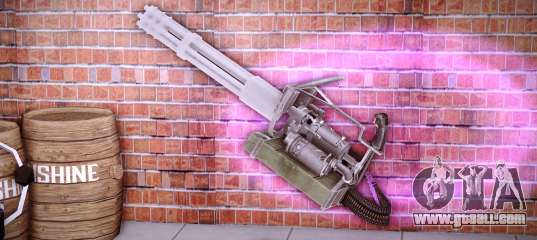HD Minigun for GTA Vice City