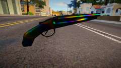 Iridescent Chrome Weapon - Sawnoff for GTA San Andreas
