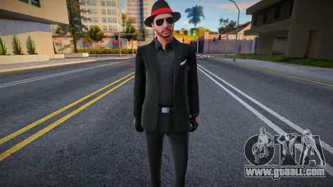 Mafia black Skin for GTA San Andreas