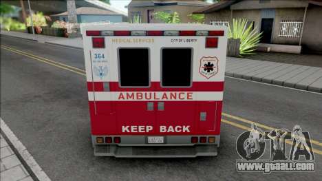 GTA IV Brute Ambulance for GTA San Andreas