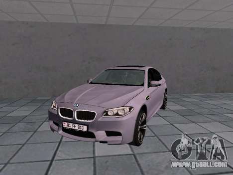 BMW M5 F10 AM Plates for GTA San Andreas