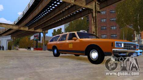 Chevrolet Impala 1985 Station Wagon Taxi for GTA 4
