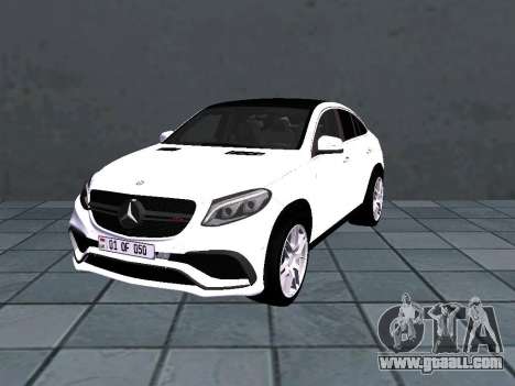 Mercedes Benz GLE63 AMG for GTA San Andreas