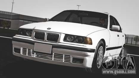 BMW 320i E36 White for GTA San Andreas