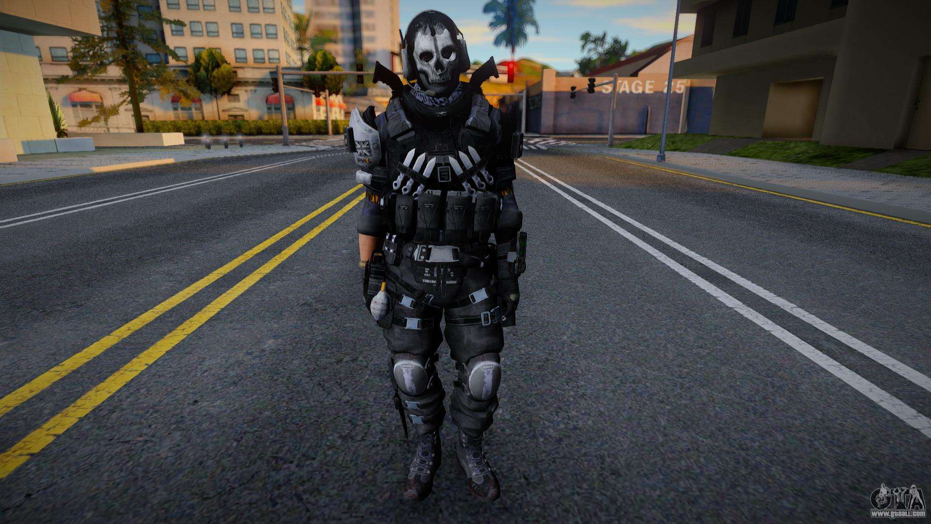 Download Skin from Call of Duty: Ghosts for GTA San Andreas (iOS