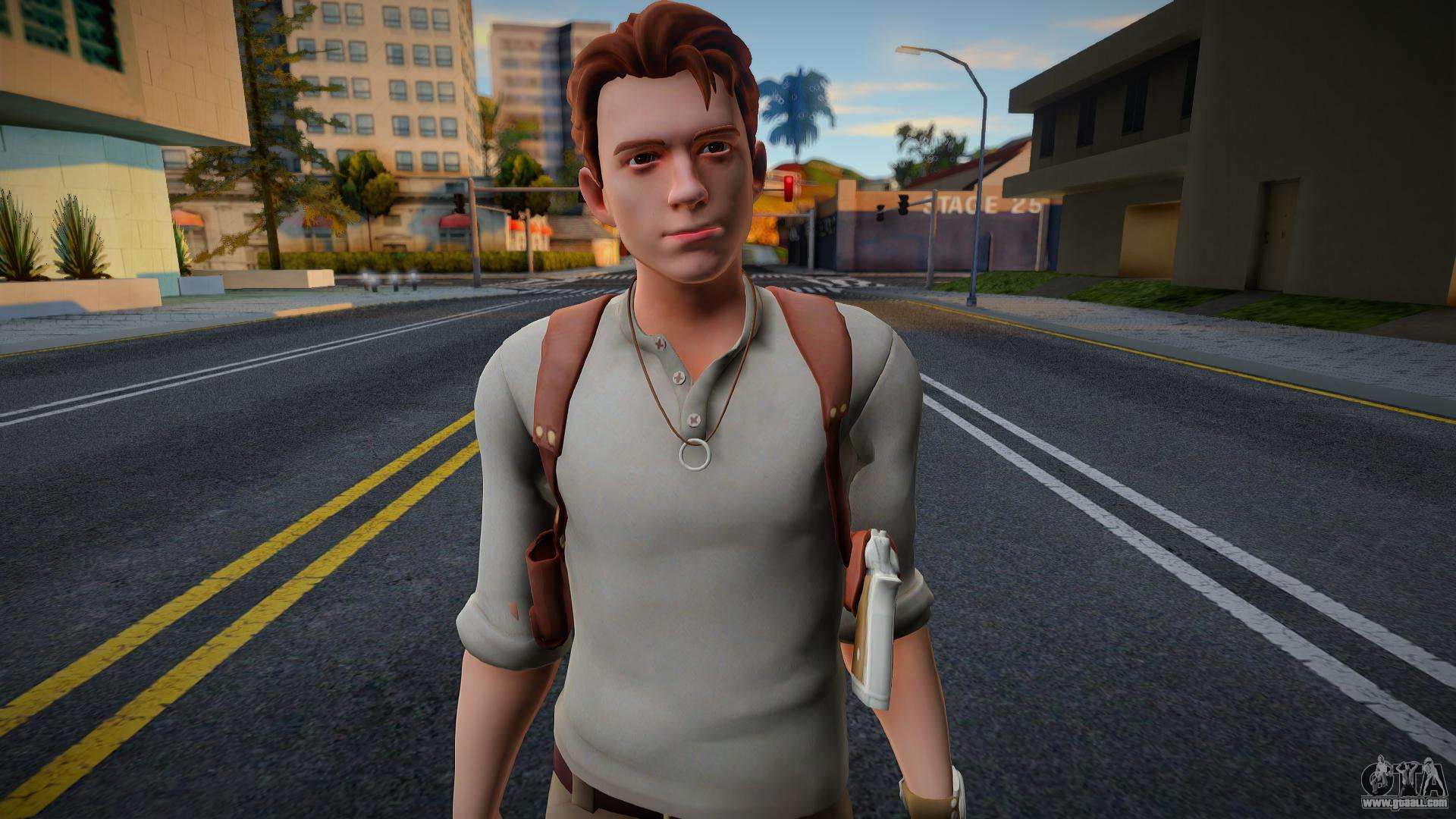 Nathan Drake Uncharted for GTA San Andreas