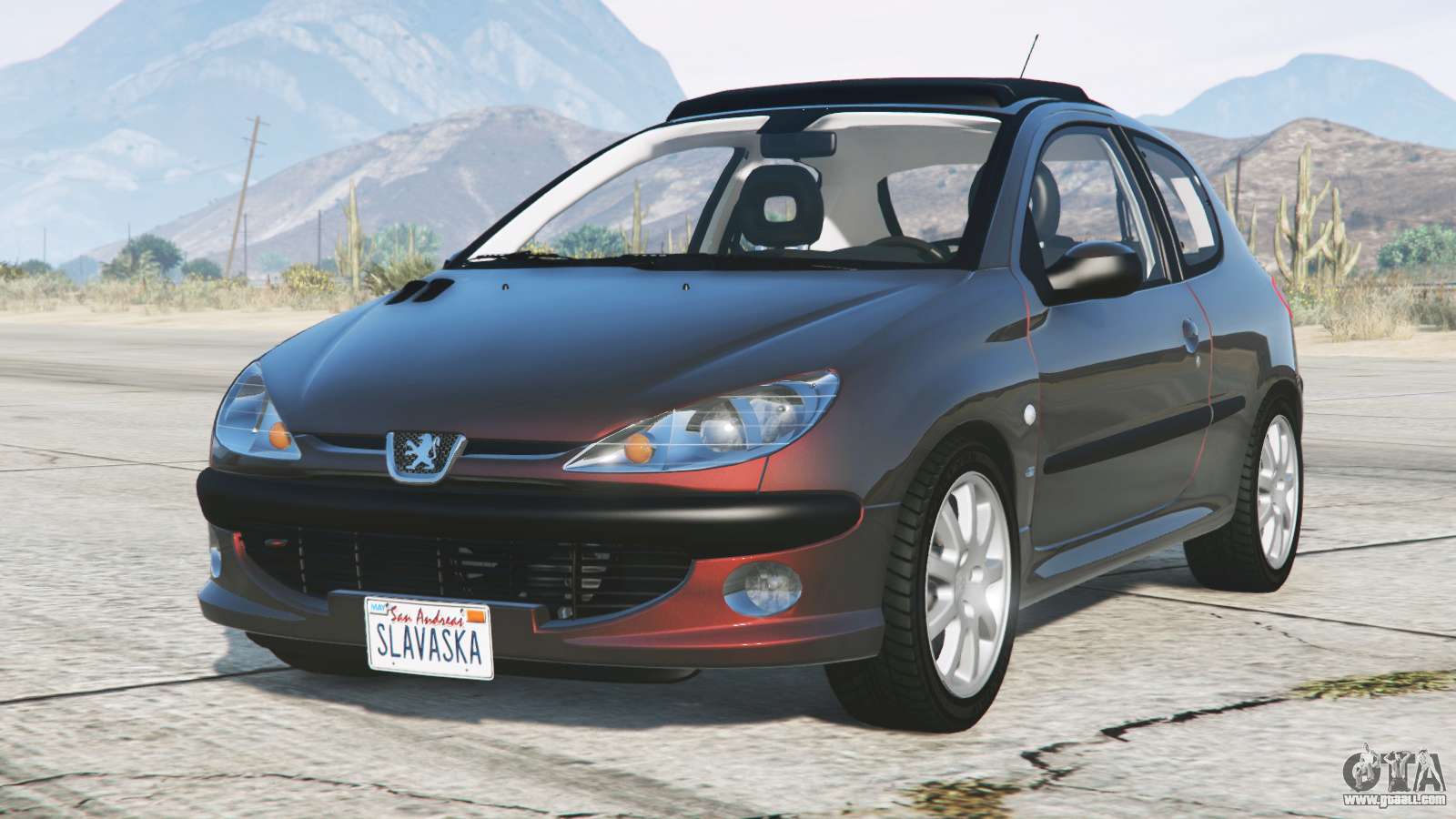 Peugeot 206 GTi 2004 add on V1 1 For GTA 5 Peugeot 206 GTi 2004 add on V1 1 For GTA 5