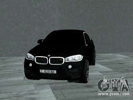 BMW X6M Tinted for GTA San Andreas
