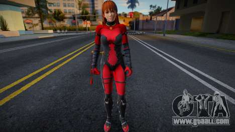 Dead Or Alive 5 - Kasumi (Costume 2) v7 for GTA San Andreas
