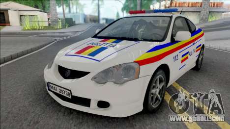 Acura RSX Type-S Politia Romana for GTA San Andreas