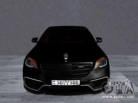 Mercedes Benz S63 AMG (W222) Restyle for GTA San Andreas