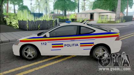 Acura RSX Type-S Politia Romana for GTA San Andreas