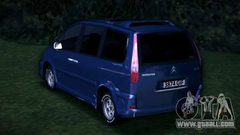 Citroen C8 (Nick Cars) for GTA Vice City