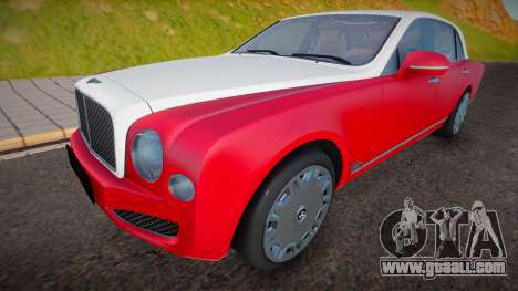 Bentley Mulsanne 2010 for GTA San Andreas