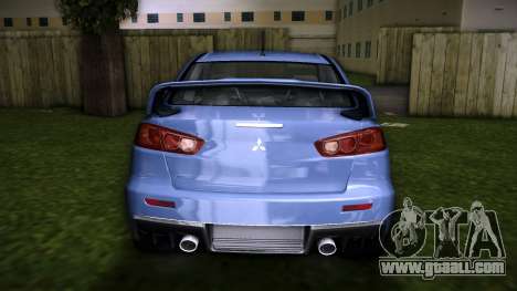 Mitsubishi Lancer Evolution X (Sigma) for GTA Vice City