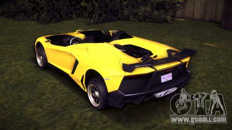 Lamborghini Aventador J for GTA Vice City