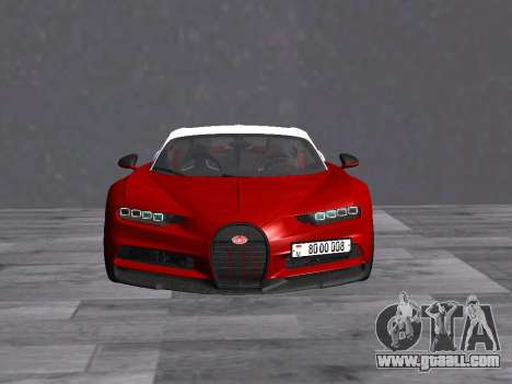 Bugatti Chiron AM Plates for GTA San Andreas
