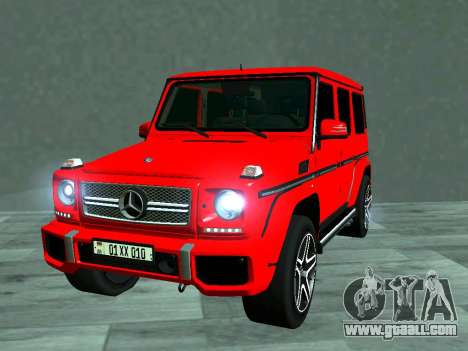 Mercedes Benz G63 AMG (W463) for GTA San Andreas