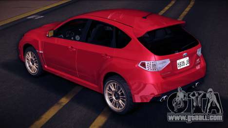 Subaru Impreza WRX STI GRB (LHD) (Golden Rims) 1 for GTA Vice City