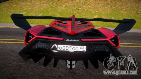 Lamborghini Veneno Roadster (R PROJECT) for GTA San Andreas