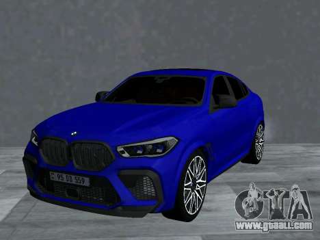 BMW X6 M Competition 2020 for GTA San Andreas