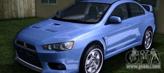 Mitsubishi Lancer Evolution X (Sigma) for GTA Vice City