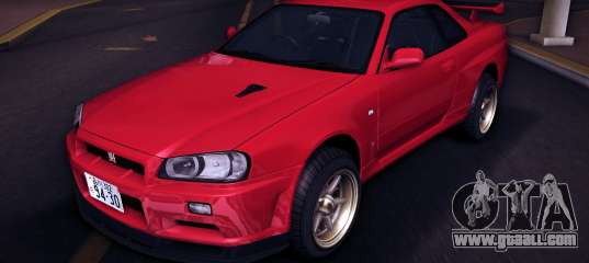 Nissan Skyline GT-R BNR34 M-Spec Nur for GTA Vice City