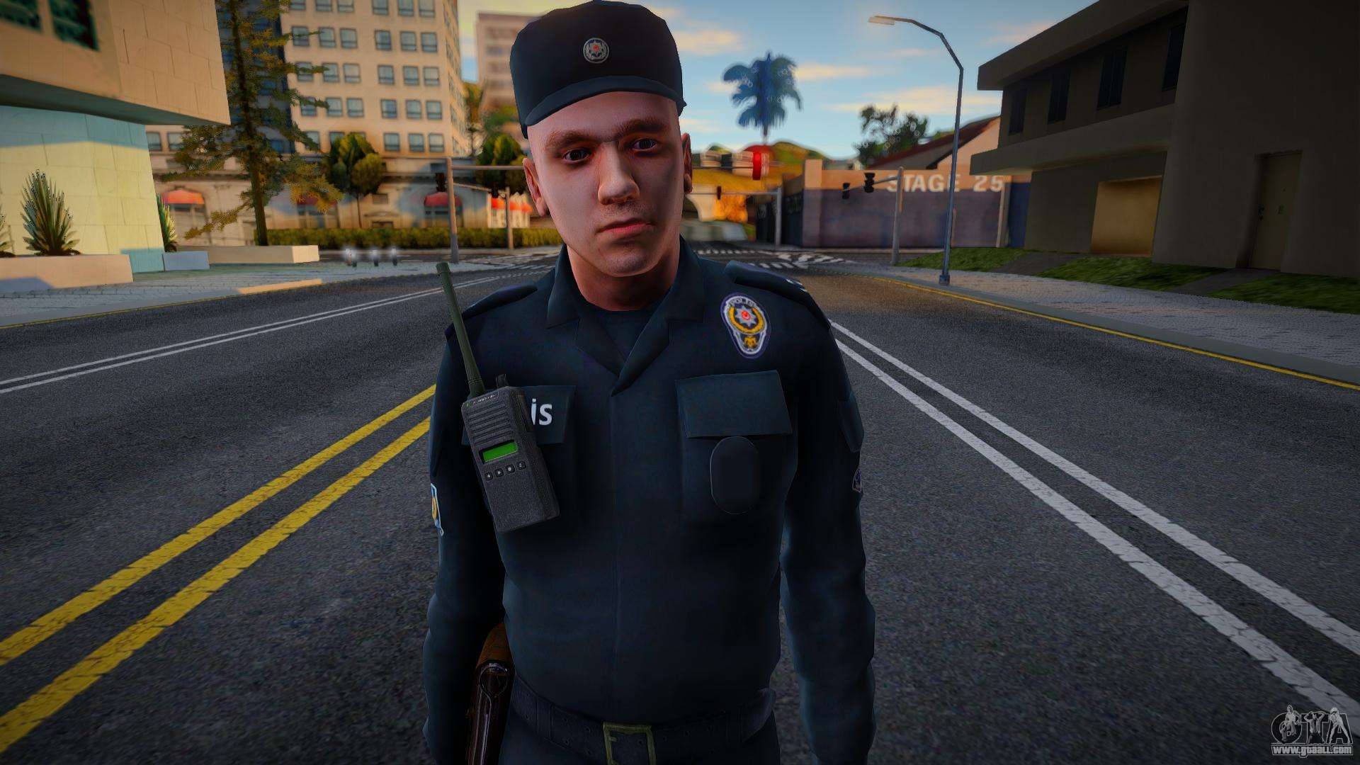 Turkish Police-Superintendent (long sleeves) for GTA San Andreas
