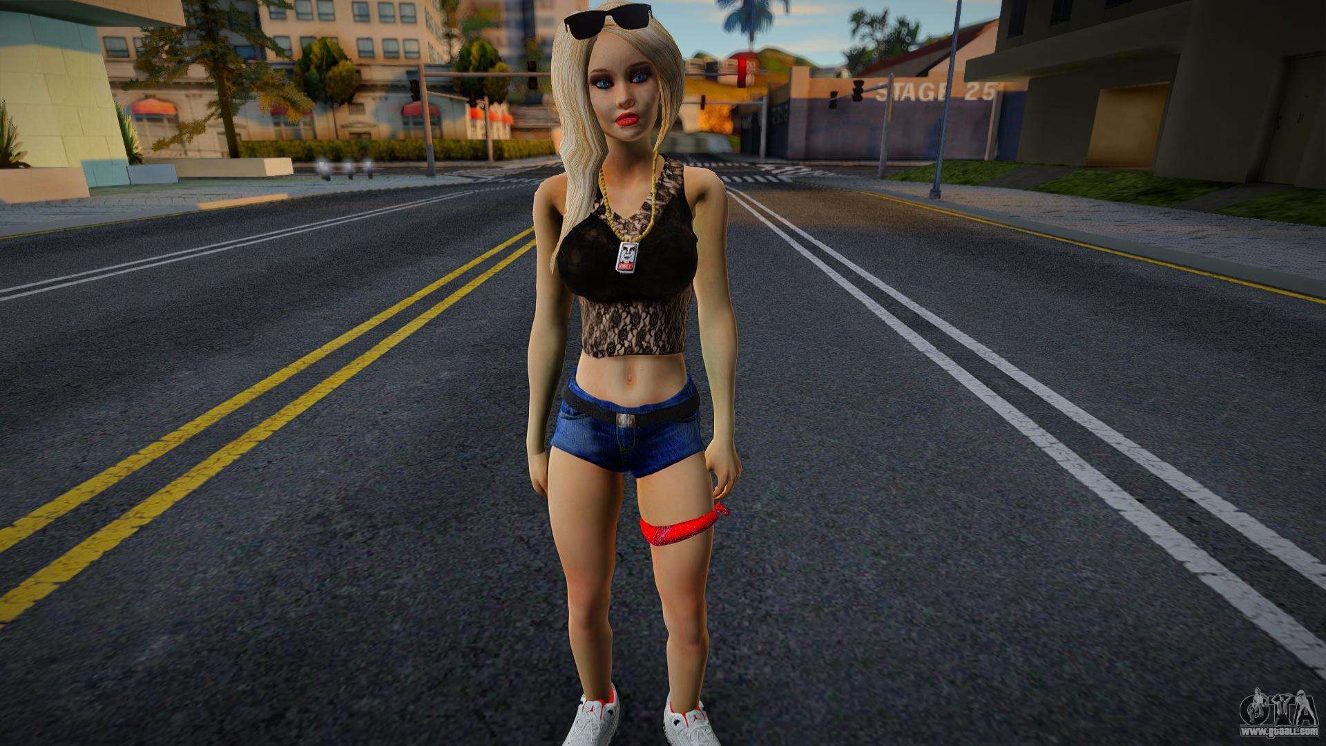 Bacon Hair Female for GTA San Andreas