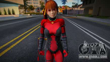 Dead Or Alive 5 - Kasumi (Costume 2) v2 for GTA San Andreas