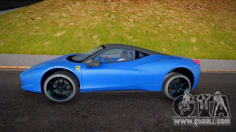 Ferrari 458 Italia (JST Project) for GTA San Andreas