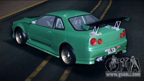 Nissan Skyline GT-R V-Spec R34 02 v1 for GTA Vice City