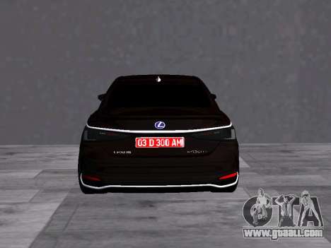 Lexus ES300H 2022 for GTA San Andreas