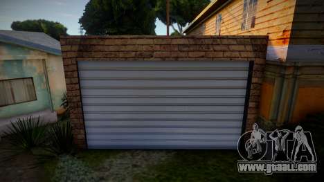 New Garage In HD For CJs House for GTA San Andreas