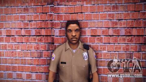Lance Vance (Cop Uniform) HD for GTA Vice City