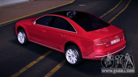Audi A8 (D4) V6 3.0 TFSI for GTA Vice City