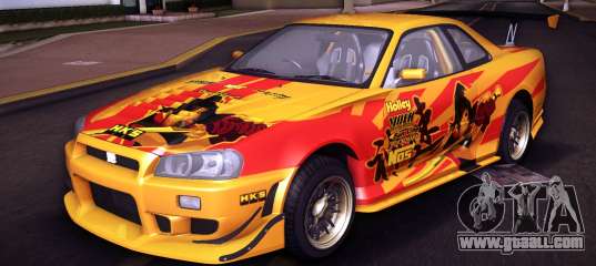 Nissan Skyline GT-R V-Spec R34 02 (Painjob) for GTA Vice City