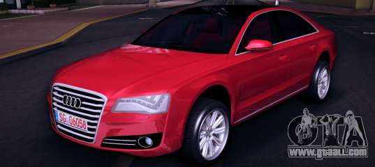 Audi A8 (D4) V6 3.0 TFSI for GTA Vice City