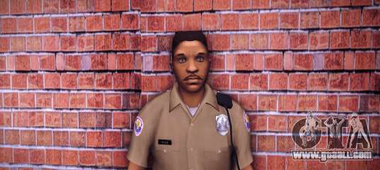 Lance Vance (Cop Uniform) HD for GTA Vice City