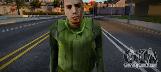 Conscript Beta skin from Half-Life 2 for GTA San Andreas