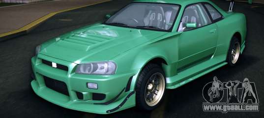 Nissan Skyline GT-R V-Spec R34 02 v1 for GTA Vice City