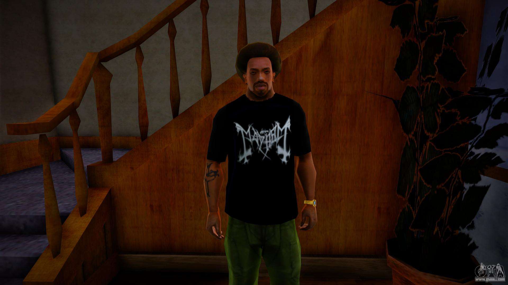 MAYHEM T Shirt For GTA San Andreas MAYHEM T Shirt For GTA San Andreas