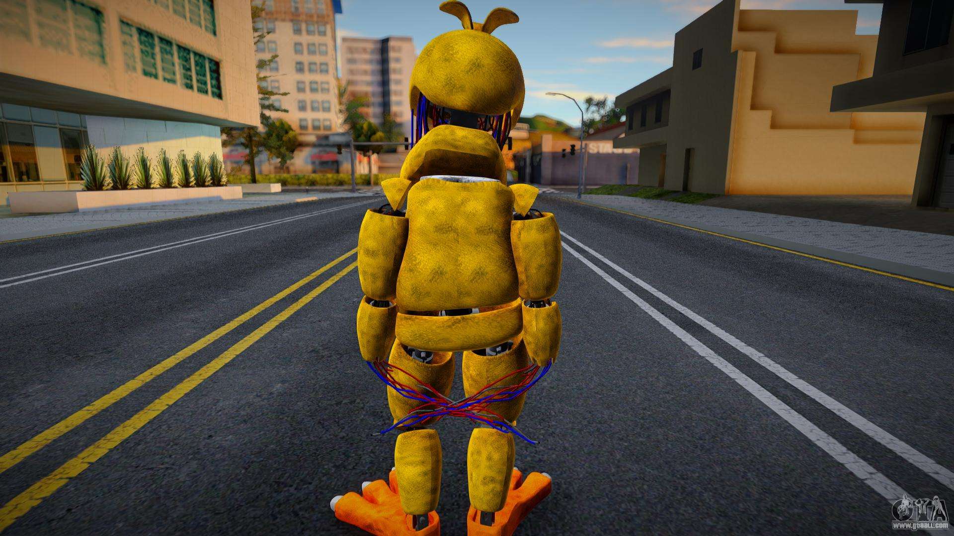 GTA San Andreas Withered chica fnaf 2 Mod 