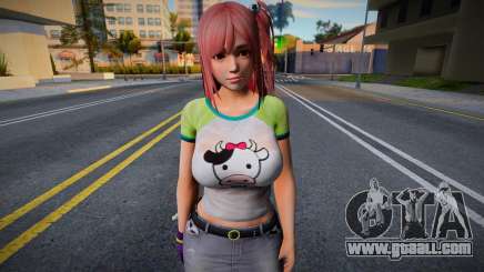 Honoka (Wet T-Shirt) for GTA San Andreas