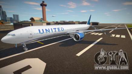 Boeing 777-300ER (United Airlines) for GTA San Andreas