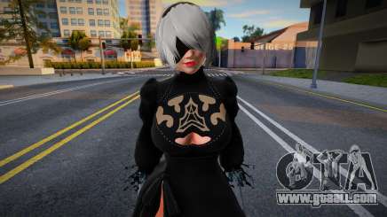 Naotara Li cosplay: 2B (Extra thicc) with Skirt for GTA San Andreas