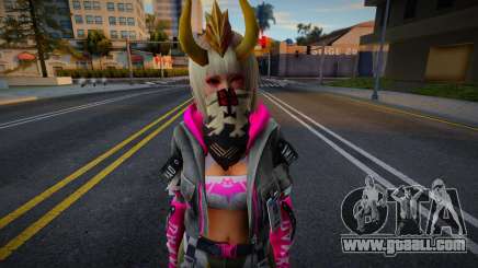 Skin Random Female Garena Free Fire for GTA San Andreas