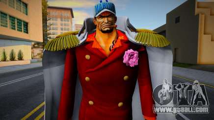 Sakazuki Akainu [Timeskip] From One Piece Pirate for GTA San Andreas